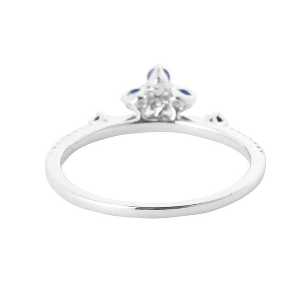 Prime Adore Sapphire White Gold Bague - Prime Adore