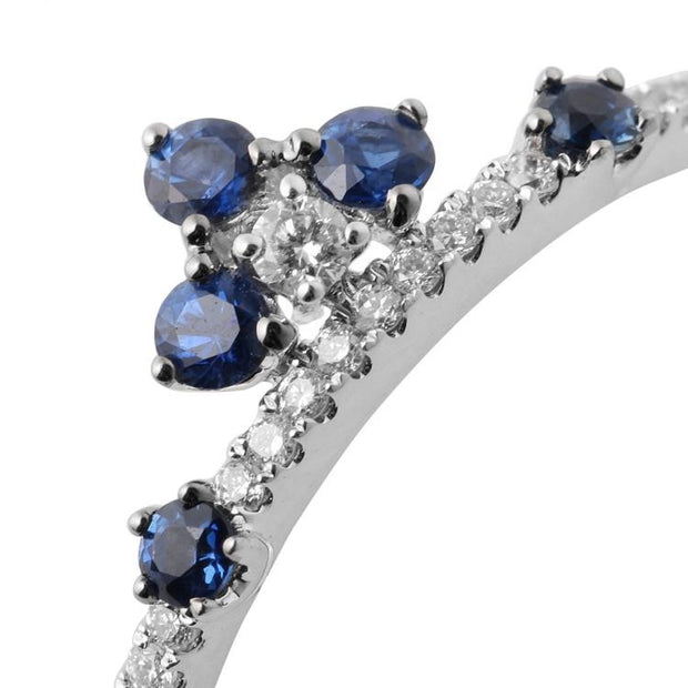 Prime Adore Sapphire White Gold Bague - Prime Adore