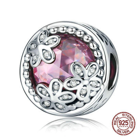 Sterling Silver Charms Collection - Pink Series - Prime Adore