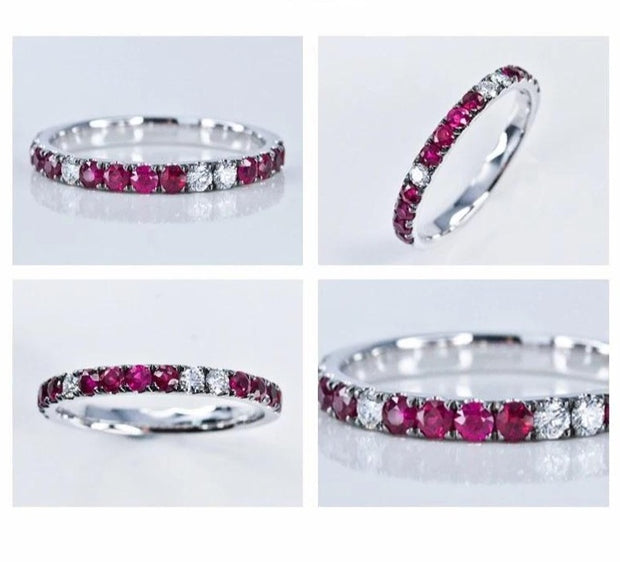 Ruby Eternity Ring - Prime Adore