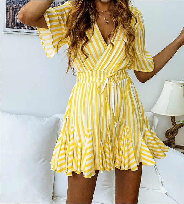 Seaside Wrap Dress - Prime Adore